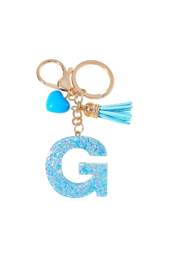 Personalized Keychain with Name Custom Initial Keychains for Women Letter KeyChain for Bag Charm