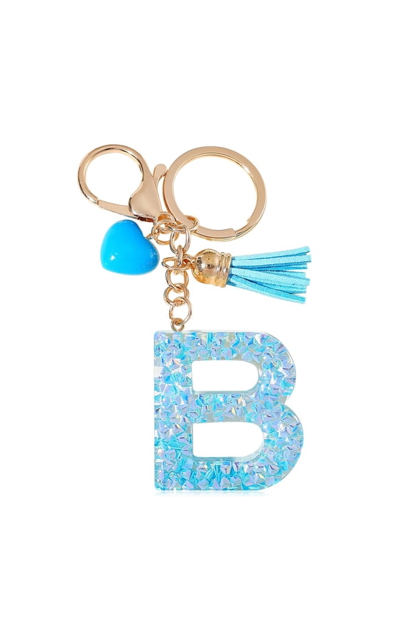 Personalized Keychain with Name Custom Initial Keychains for Women Letter KeyChain for Bag Charm
