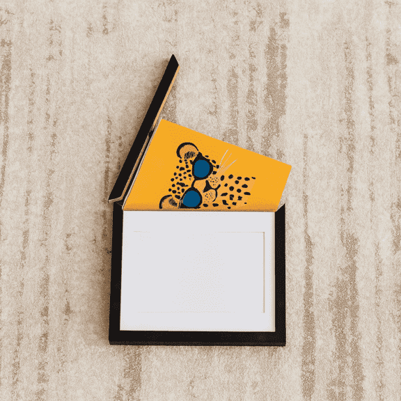 Personalized Kids Art Frame Keepsake | 100% Real Wood | Magnetic Easy Open Memory Box | Letter Size Frames | Three Colors