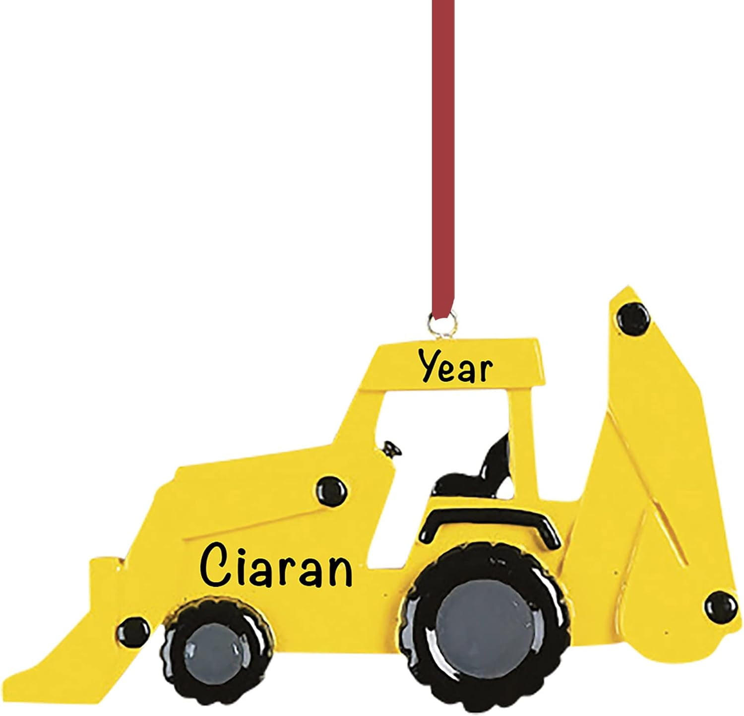 Buy Personalized Kid Ride Excavator Construction Ornament, Little