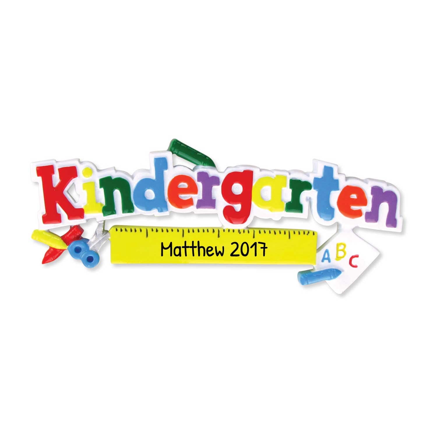 Personalized Kindergarten Christmas Ornaments 2024 Kindergarten