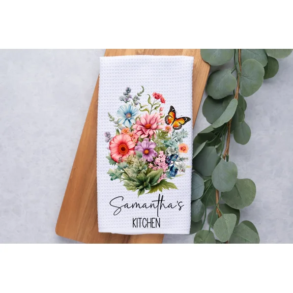Personalized Kitchen Towel - Custom Tea Towel-Dish Towel Gifts-Dishcloth