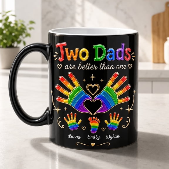 Personalized LGBTQ+ Family Magic Mug for Pride Month
