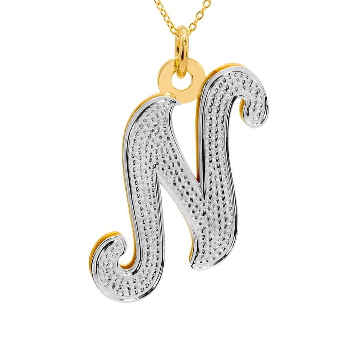 Large personalized shop name necklace