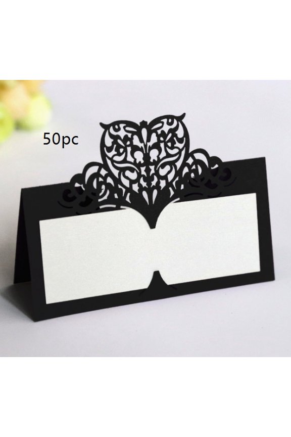 Personalized Laser-Cut Wedding Name Seat Cards - Elegant Custom Table Signage for Weddings and Events