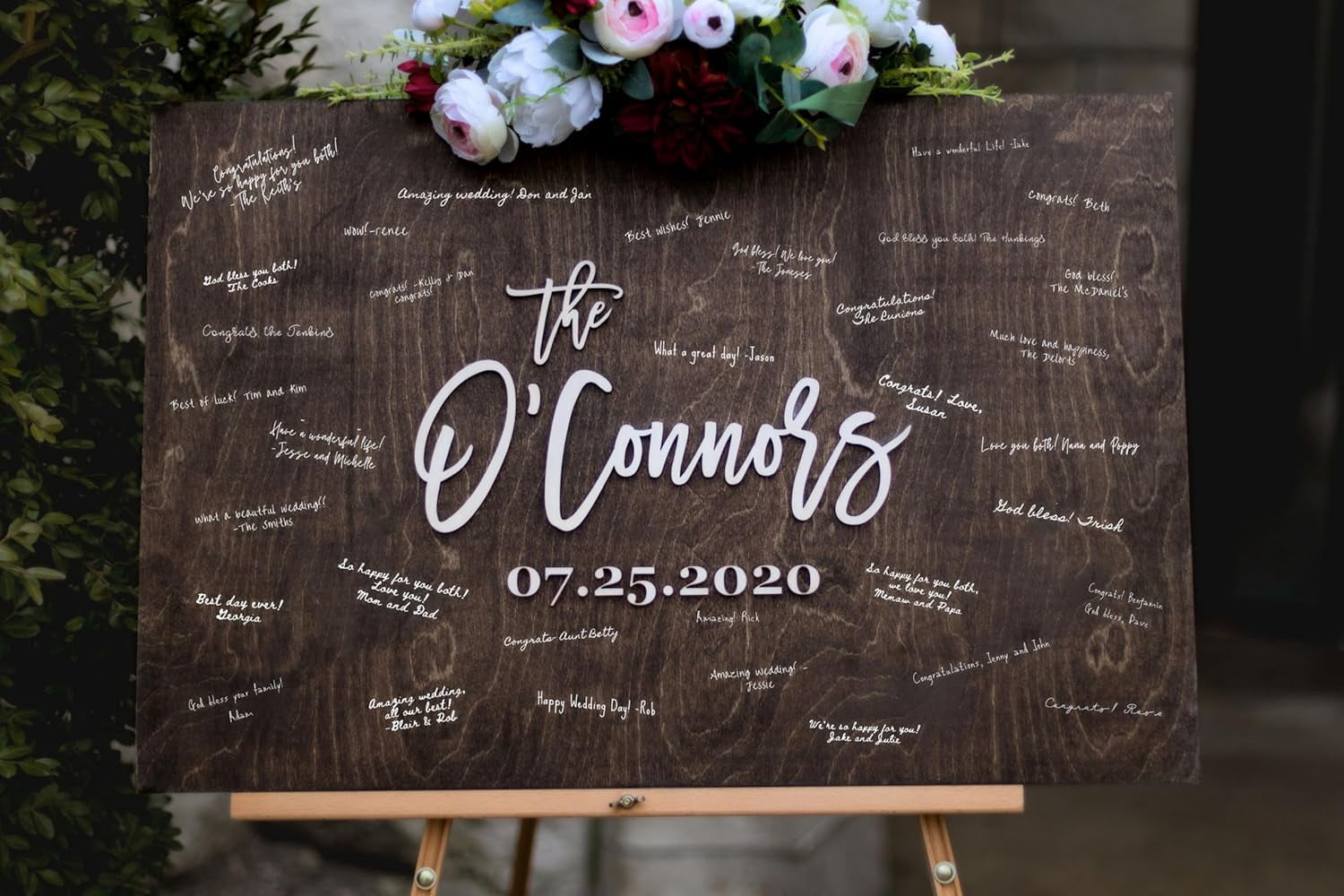 Personalized Last Name Guest Book, Unique Guest Book Sign, Custom ...