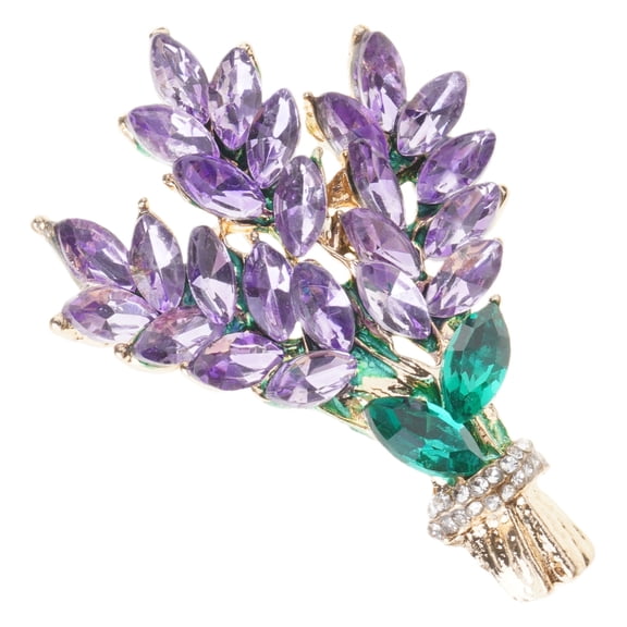 Personalized Lavender Brooch Accessory Delicate Badge for Fashion Enthusiasts