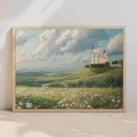 Personalized Lds Temple Painting: Custom Canvas Print Wedding Gift ...