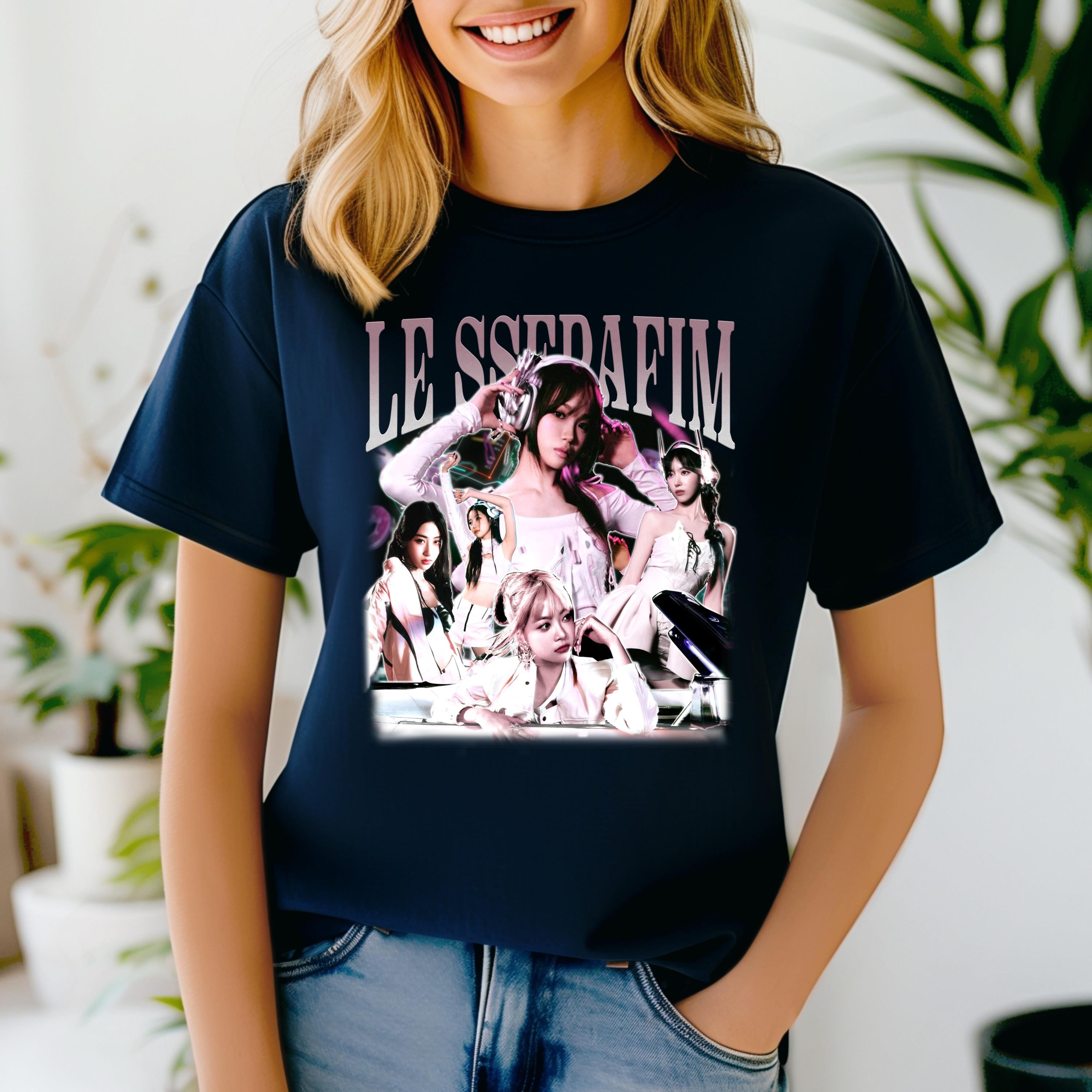 Personalized Le Sserafim Kpop Shirt, T-Shirt Beautiful - Walmart.com