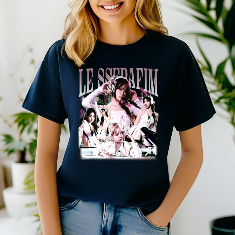Personalized Le Sserafim Kpop Shirt, T-Shirt Beautiful - Walmart.com