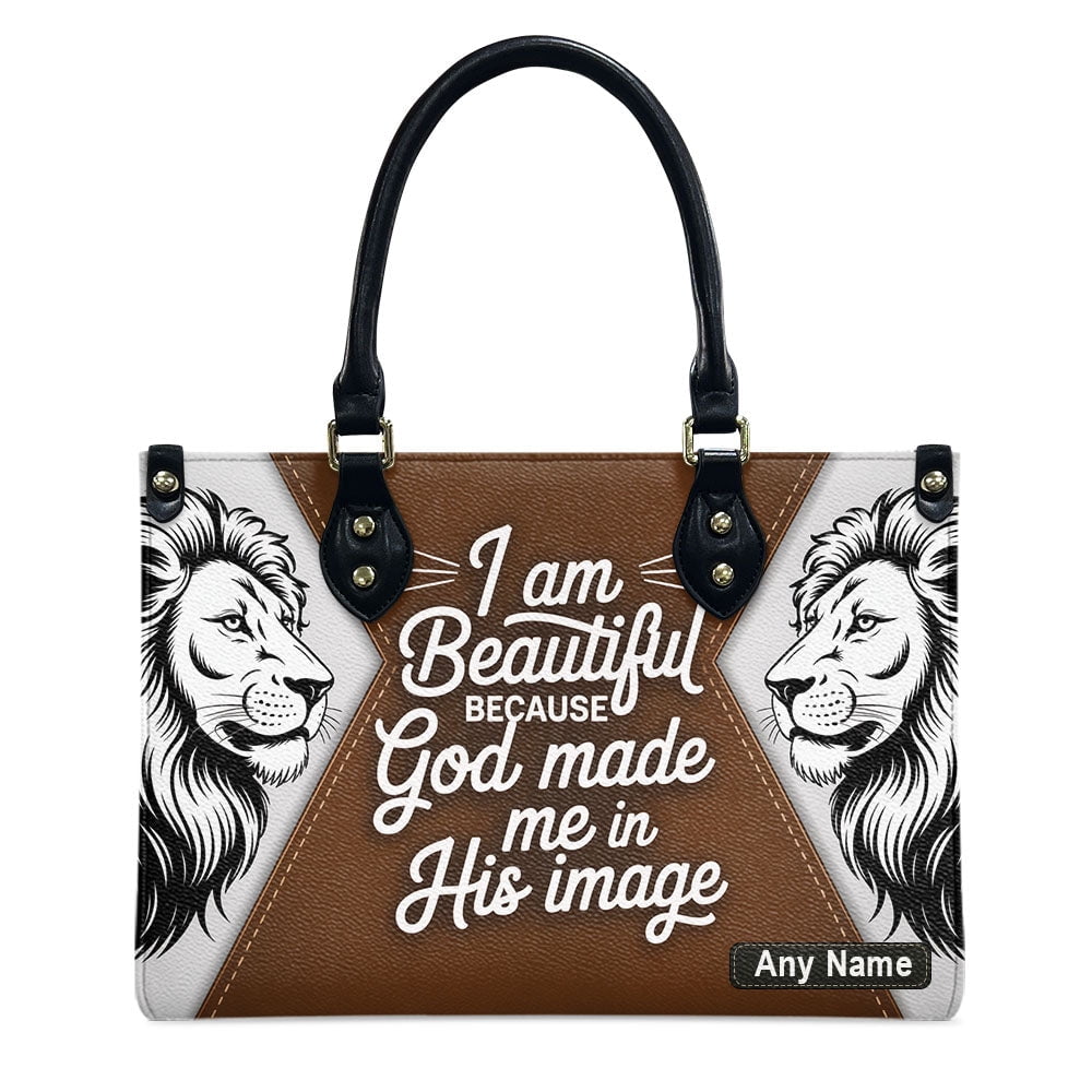 Personalized Leather Handbags with Name & Zipper – Perfect Christian ...