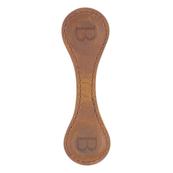 Personalized Leather Magnetic Bookmark - Engraved Gift for Book Lovers,Elegant Handmade Leather Bookmark with Strong Magnet