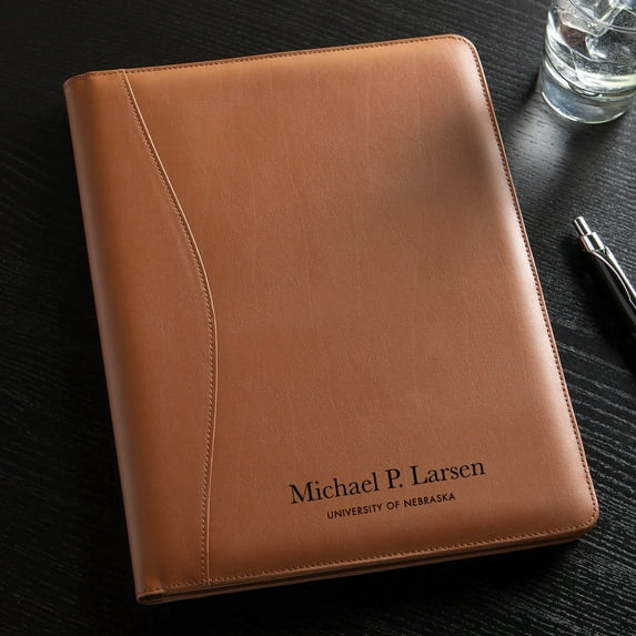 Personalized Or Monogram Leather Padfolio