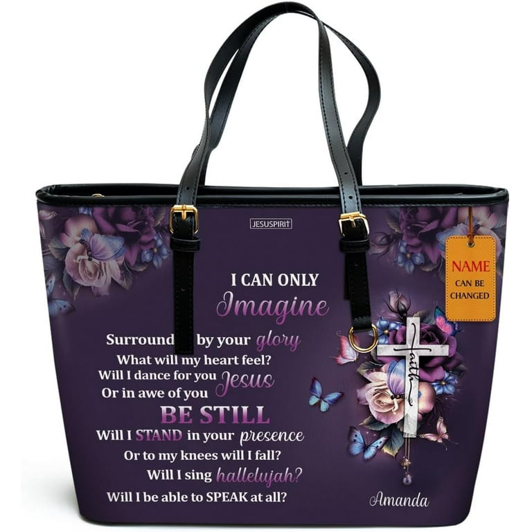 Personalized Leather Tote Bag For Women Christmas Gifts For