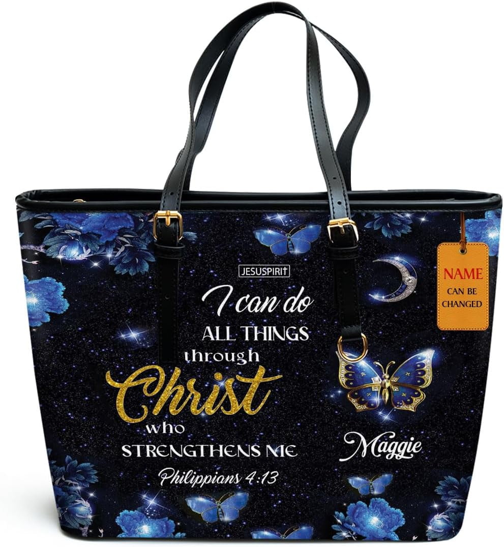 Personalized Tote Four Things Tote Personalized Leather Tote Bags