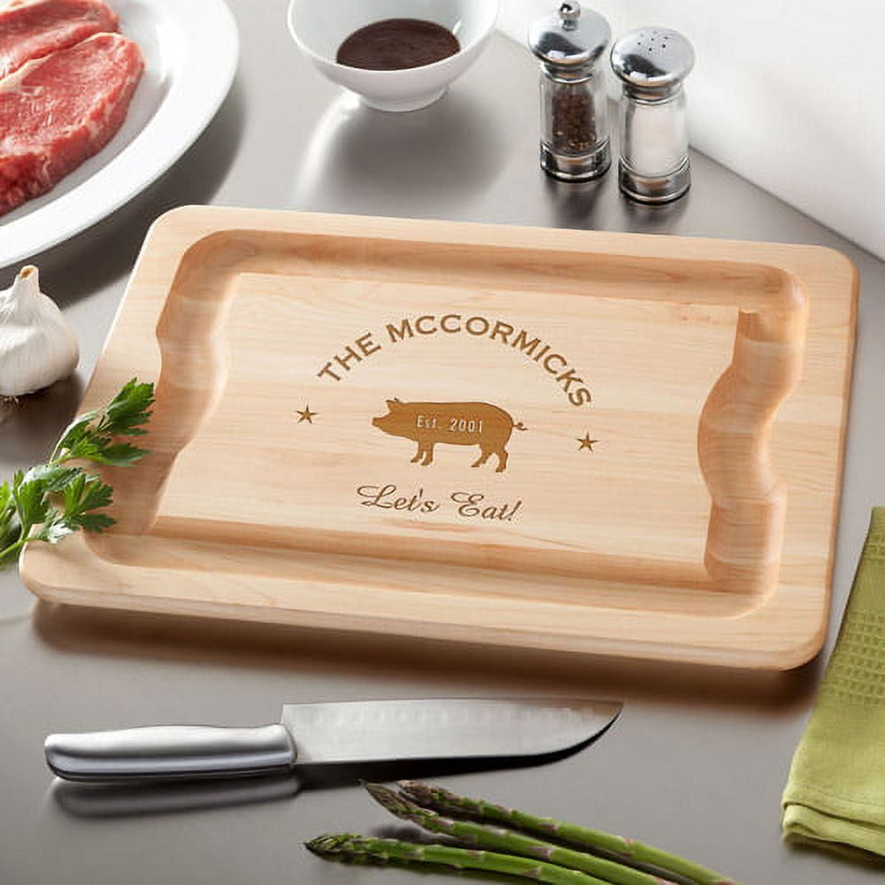 Personalized Let's Eat BBQ Board