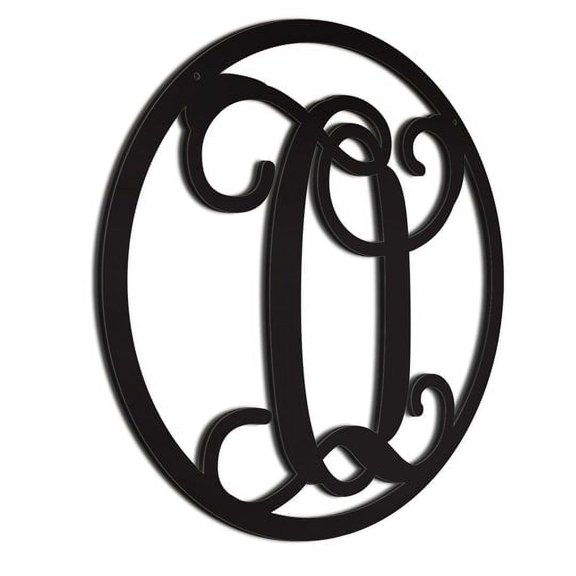 Personalized Letter Décor| Wall Hanger | Monogrammed Sign | Birthday Gift | Black 12