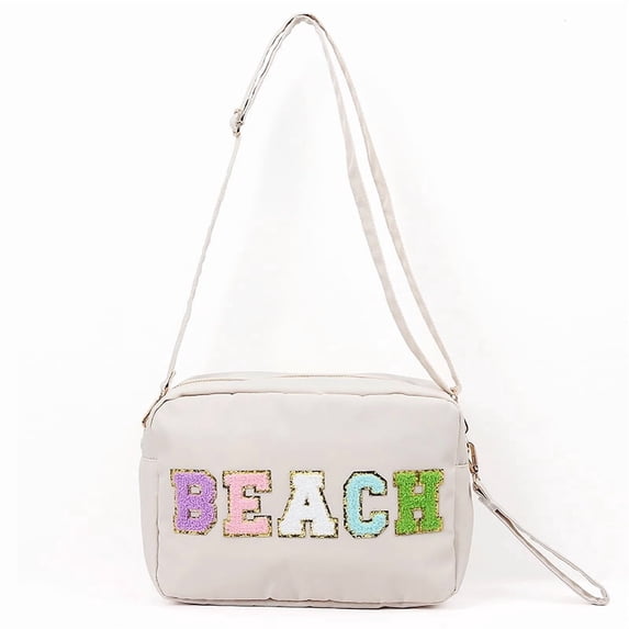 Personalized Letter Initial Makeup Bag for Women , Large Cosmetic Travel Toiletry Bag , Birthday Gifts, Preppy Stuff Trendy Cosmetic Bag | Toiletry Bag