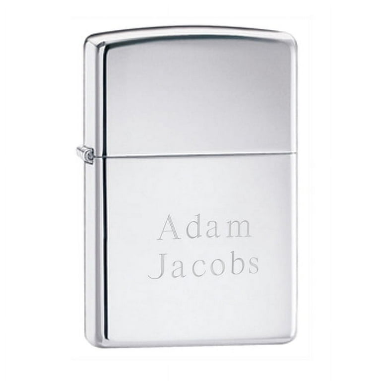 Zippo Personalizado Brushed Chrome - Zippos Personalizados México