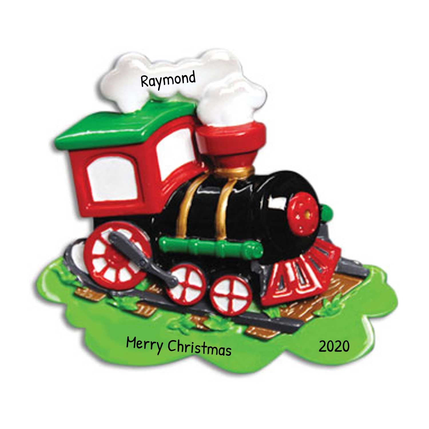 Personalized Train Ornament 2024 Train Christmas Ornaments