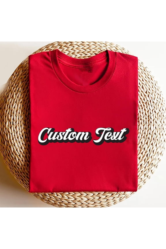 Personalized Logo Shirt Customized Tee Custom Logo Shirt Custom Text Tee Unisex Business S