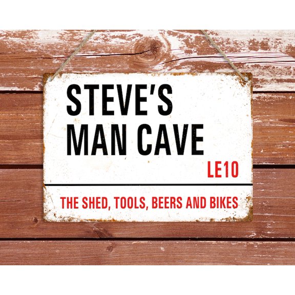 Personalized London Street Sign: Custom Metal Wall Plaque