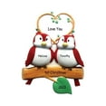 thumbnail image 1 of Personalized Love Birds Couple Ornament 2024 - Engagement Gifts for Couples, Wedding Ornaments, 1 of 9