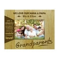 thumbnail image 1 of Personalized Love Grandparents Picture Frame With Names Gift-5 x 7 Inches Vertical - Wood Engraved Customizable Gift, 1 of 1