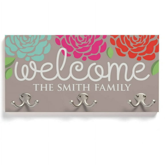 Personalized Lovely Flowers Coat Hanger
