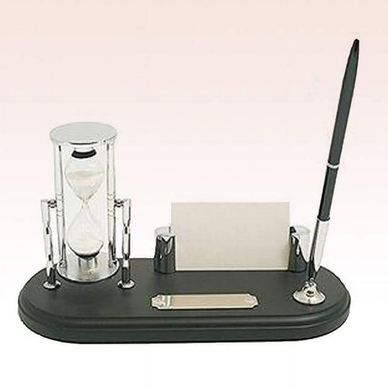Personalized Luxurious and Elegant Pen Stand with 3 Minute Sand