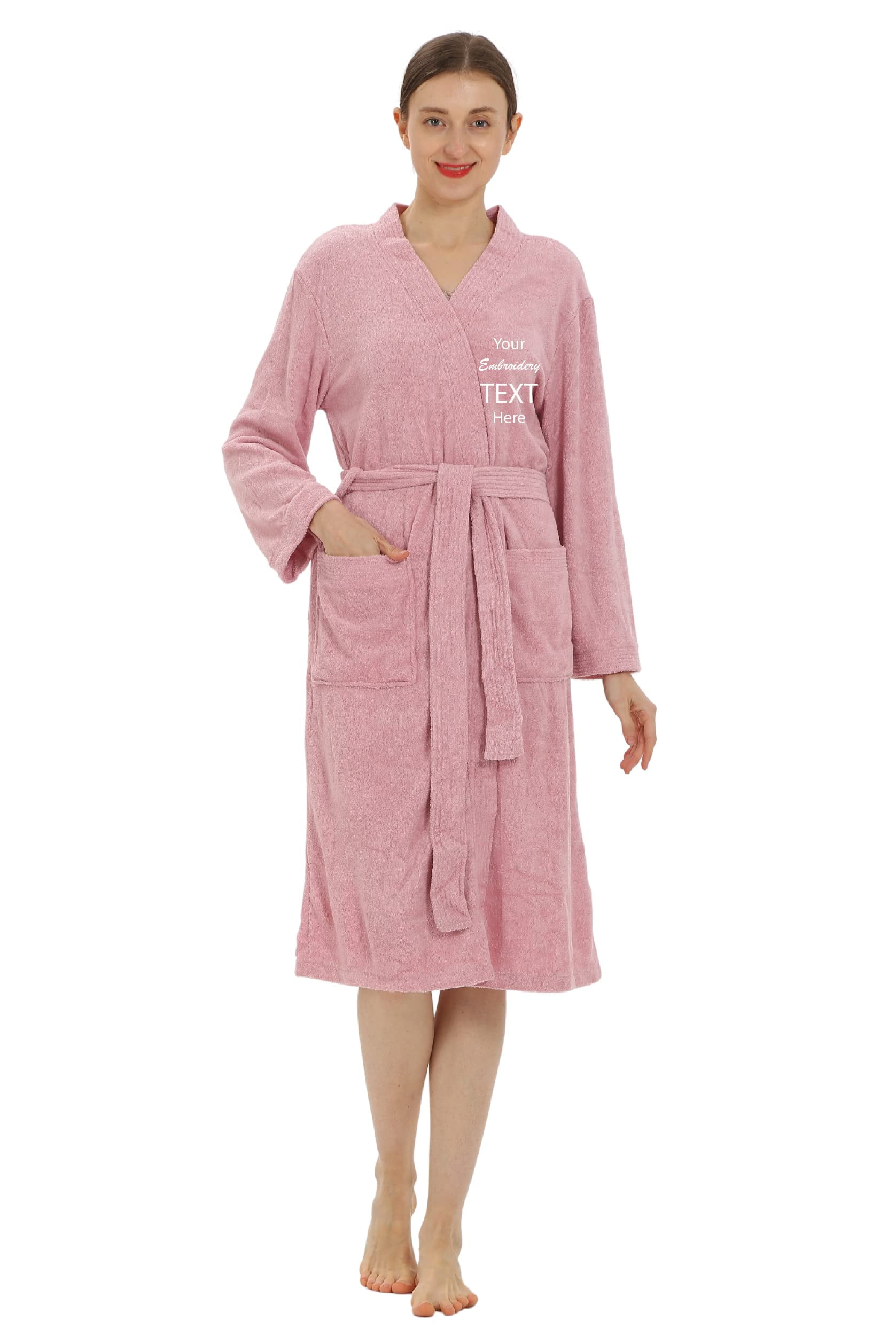 Monogrammed Long Terry Robe – Cotton Sisters