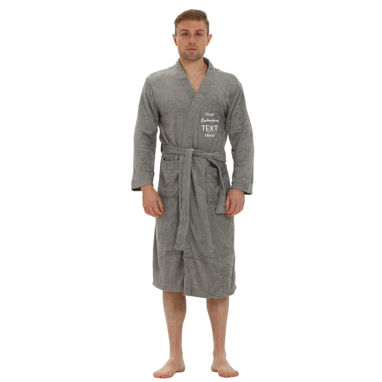 Monogrammed Long Terry Robe – Cotton Sisters