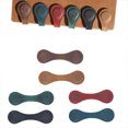 thumbnail image 1 of Personalized Magnetic Leather Bookmark, Can DIY Write Magnetic Leather Bookmarks, Gift for Family or Friends, Custom Bookmark, Gift for Kids, Readers, Student (6 Pcs 6 Colors), 1 of 7