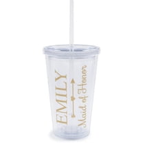 Personalized Maid of Honor Acrylic Tumbler