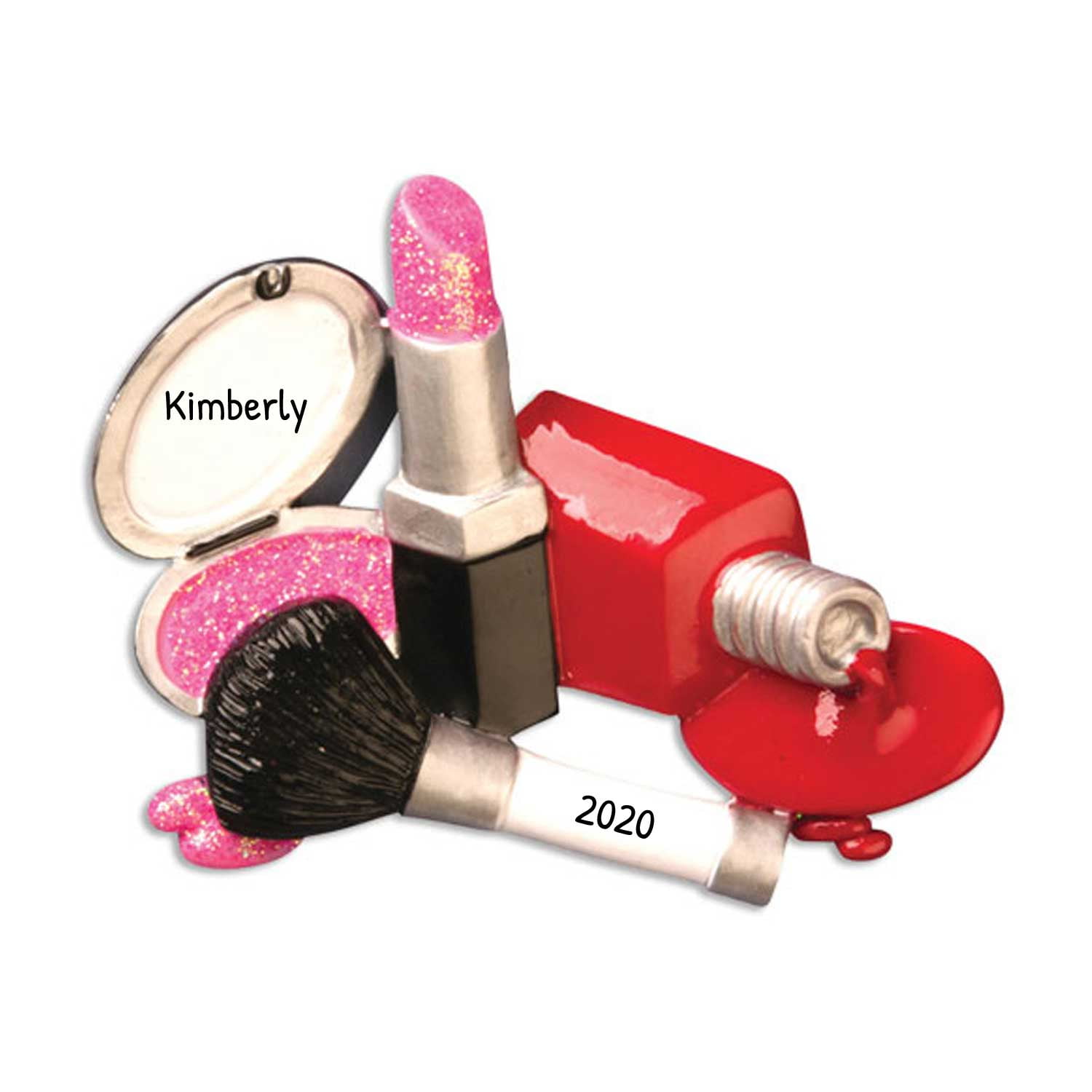 Personalized Makeup Ornaments for Christmas Tree Lipstick Ornament