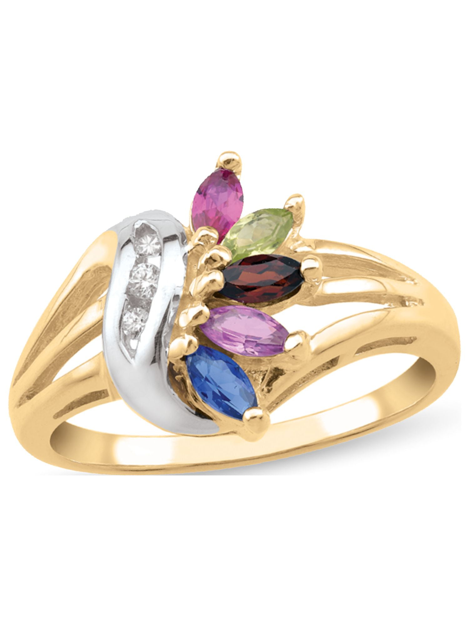 Marquise Birthstone Rings For Mom Stones Zales Birthstone Rings