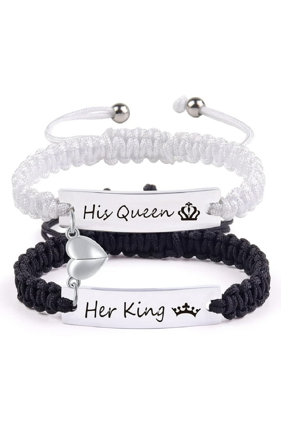 Personalized Matching Couples Bracelets for Women Men- TE QUIERO Bracelets,Handmade Engraved Couples Bracelets,Relationship Bracelet for His and Hers,Long Distance Bracelets Gifts