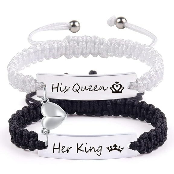 Personalized Matching Couples Bracelets for Women Men- TE QUIERO Bracelets,Handmade Engraved Couples Bracelets,Relationship Bracelet for His and Hers,Long Distance Bracelets Gifts