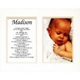 thumbnail image 1 of Personalized Matted Frame With The Name & Its Meaning - Bailee, 1 of 1
