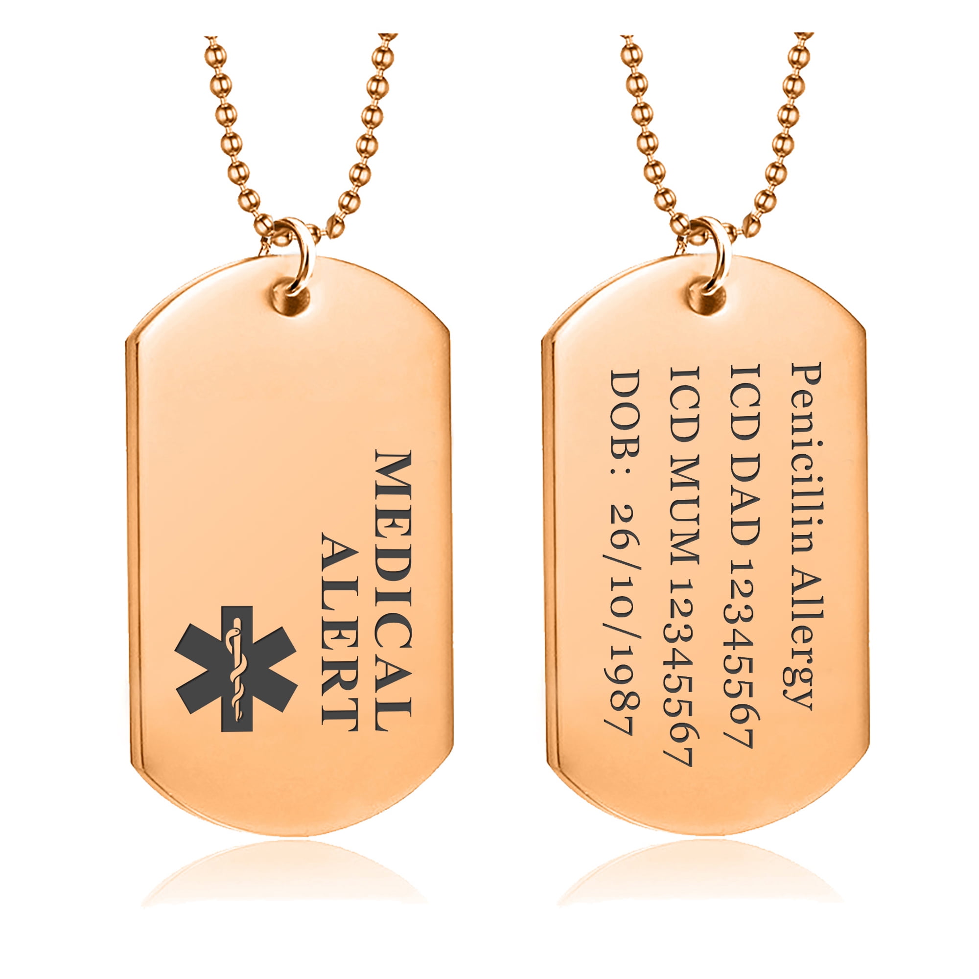 Alert necklace discount
