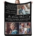 thumbnail image 1 of Personalized Memorial Blanket in Loving Memory of Mom Dad Father Grandma Grandpa Nana Custom Blanket with Photo Name Memory Sympathy Remembrance Gift for Loss of Loved One Blankets, 1 of 5
