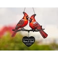 thumbnail image 1 of Personalized Memorial Cardinal Suncatcher, Sympathy Gift for Loss of Dad, Mom, or Grandma, In Loving Memory Remembrance Keepsake, 1 of 5