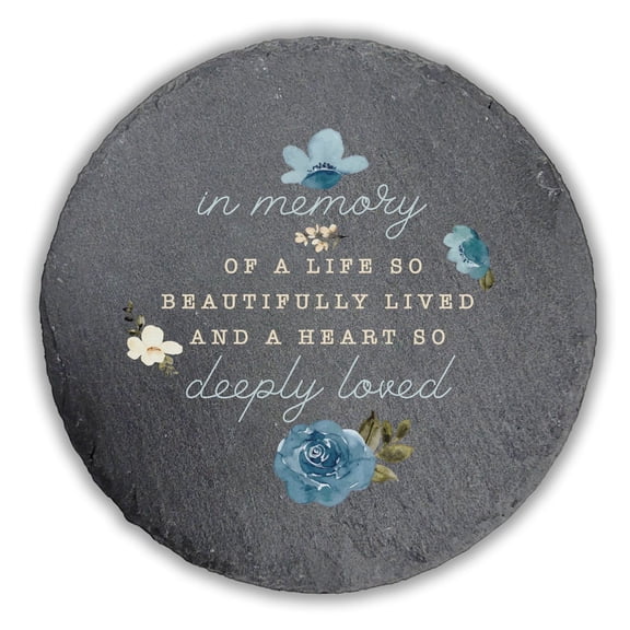 Personalized Memorial Garden Stone, In Memory Stepping Stone, Grave Marker