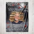 thumbnail image 1 of Personalized Memorial Photo Blanket Gift, A Hug from Heaven, Loss of Mother Father Sympathy Gift, Memorial Gift for Family Members Mom Dad Grandma Grandpa (Style-01), 1 of 6