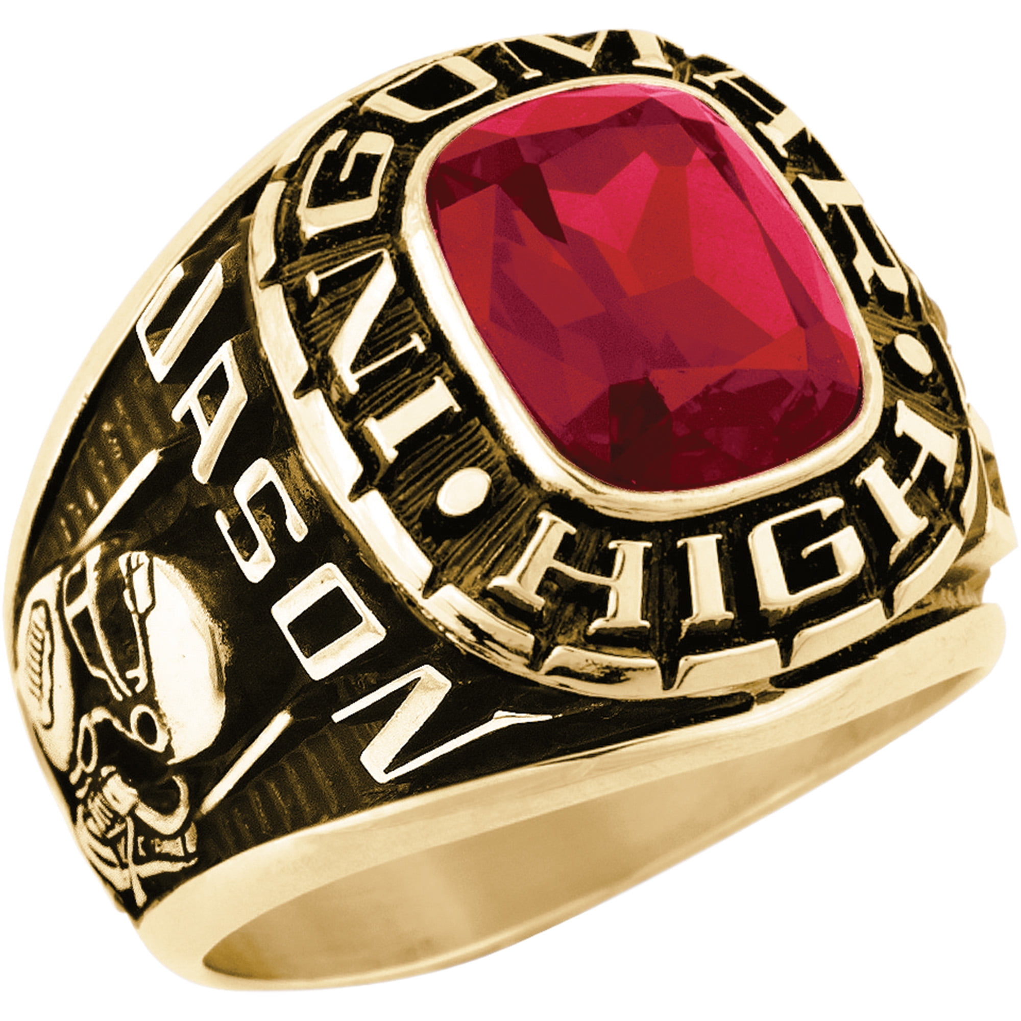 Keepsake Personalized Men's Square Class Ring