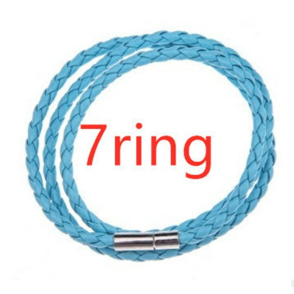 Personalized Mens Braided Genuine Leather Bracelet Stainless Steel Custom Beads Name Charm Bracelet For Men With Family Names