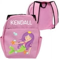 thumbnail image 1 of Personalized Mermaid Pink Youth or Toddler Backpack, 1 of 1