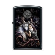 Personalized Message Engraved Customized on Backside Wolf Wolves Zippo Lighter Soul Bond #Z5177