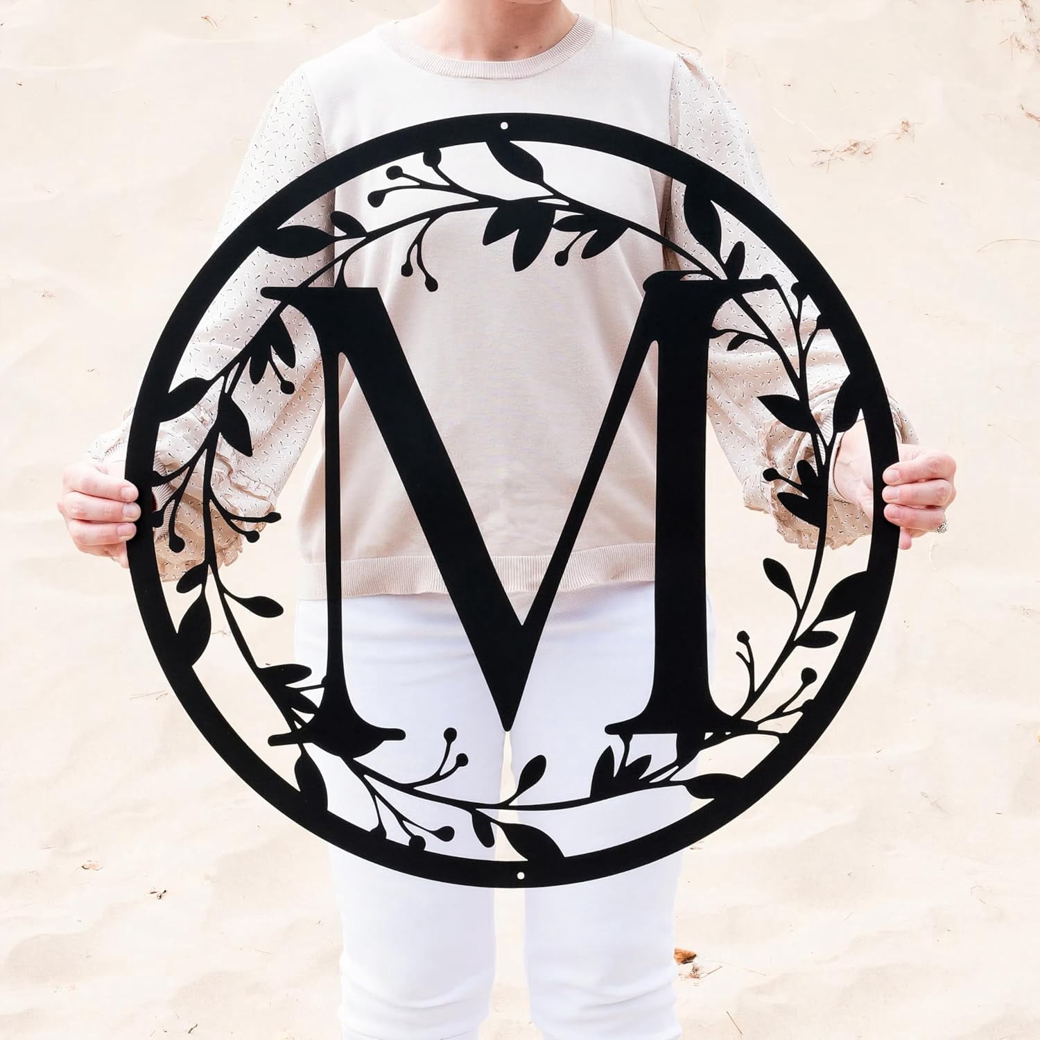 Personalized Metal Name Signs, Split Letter Monogram Wall Decor, Custom ...