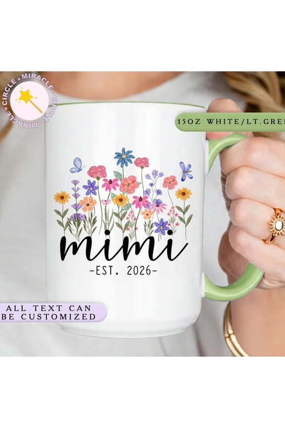 Personalized Mimi Mug Mimi Pregnancy Announcement Promoted to Mimi Gift Grandma to Be Gift